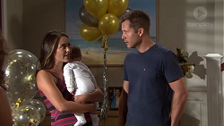 Paige Smith, Gabriel Smith, Mark Brennan in Neighbours Episode 7637