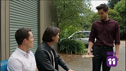 Jack Callahan, Leo Tanaka, David Tanaka in Neighbours Episode 7638