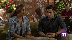 Amy Williams, David Tanaka in Neighbours Episode 