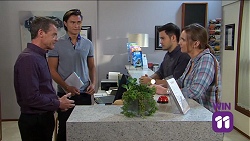 Paul Robinson, Leo Tanaka, David Tanaka, Amy Williams in Neighbours Episode 