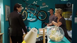 Leo Tanaka, Jack Callahan, Steph Scully in Neighbours Episode 7646