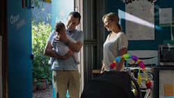 Jack Callahan, Gabriel Smith, Steph Scully in Neighbours Episode 7649