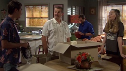 Ben Kirk, Toadie Rebecchi, Shane Rebecchi, Willow Somers (posing as Willow Bliss) in Neighbours Episode 