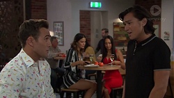 Aaron Brennan, Elly Conway, Mishti Sharma, Leo Tanaka in Neighbours Episode 7654