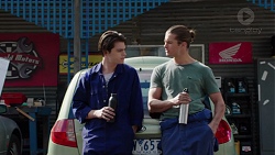 Ben Kirk, Tyler Brennan in Neighbours Episode 