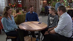 Amy Williams, Fergus Olsen, Willow Somers (posing as Willow Bliss), Toadie Rebecchi in Neighbours Episode 