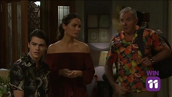 Ben Kirk, Elly Conway, Karl Kennedy in Neighbours Episode 7663