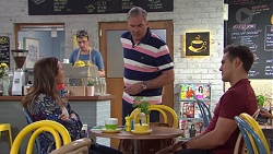 Sonya Rebecchi, Karl Kennedy, Aaron Brennan in Neighbours Episode 7664