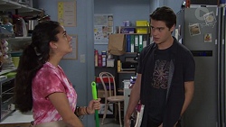 Yashvi Rebecchi, Ben Kirk in Neighbours Episode 7664