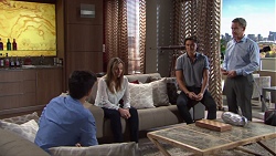 David Tanaka, Amy Williams, Leo Tanaka, Paul Robinson in Neighbours Episode 