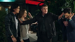 Leo Tanaka, Amy Williams, Gary Canning, Nick Petrides in Neighbours Episode 7667