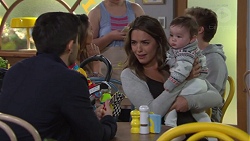 David Tanaka, Paige Smith, Gabriel Smith in Neighbours Episode 7670