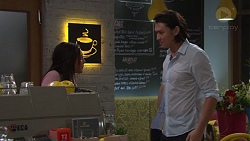 Mishti Sharma, Leo Tanaka in Neighbours Episode 