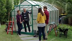 Susan Kennedy, Karl Kennedy, Dipi Rebecchi, Shane Rebecchi in Neighbours Episode 7673