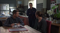 Mark Brennan, Aaron Brennan, Tyler Brennan in Neighbours Episode 