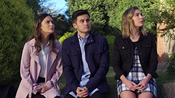 Elly Conway, David Tanaka, Piper Willis in Neighbours Episode 