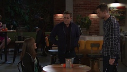 Fay Brennan, Aaron Brennan, Mark Brennan in Neighbours Episode 7674