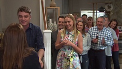 Terese Willis, Gary Canning, Nick Petrides, Xanthe Canning, Amy Williams, Karl Kennedy, Toadie Rebecchi, Sonya Rebecchi in Neighbours Episode 