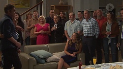 Gary Canning, Terese Willis, Sheila Canning, Mark Brennan, Piper Willis, Elly Conway, Toadie Rebecchi, Jack Callahan, Karl Kennedy, Amy Williams in Neighbours Episode 7677