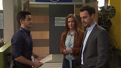 David Tanaka, Amy Williams, Nick Petrides in Neighbours Episode 7677