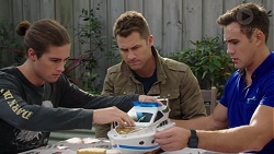 Tyler Brennan, Mark Brennan, Aaron Brennan in Neighbours Episode 7678