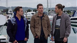 Aaron Brennan, Mark Brennan, Tyler Brennan in Neighbours Episode 