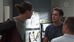 Tyler Brennan, Aaron Brennan, Mark Brennan in Neighbours Episode 7682