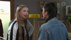 Freya Stone, Yashvi Rebecchi in Neighbours Episode 