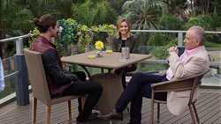 Tyler Brennan, Piper Willis, Hamish Roche in Neighbours Episode 
