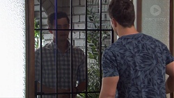David Tanaka, Aaron Brennan in Neighbours Episode 