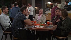 Mark Brennan, Aaron Brennan, Hamish Roche, Tyler Brennan, Piper Willis in Neighbours Episode 7682