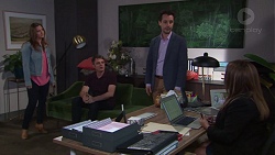 Amy Williams, Gary Canning, Nick Petrides, Terese Willis in Neighbours Episode 7685