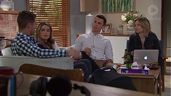 Mark Brennan, Paige Novak, Jack Callahan, Steph Scully in Neighbours Episode 