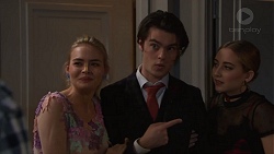 Xanthe Canning, Ben Kirk, Piper Willis in Neighbours Episode 7689