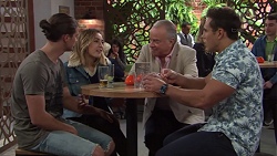 Tyler Brennan, Piper Willis, Hamish Roche, Aaron Brennan in Neighbours Episode 