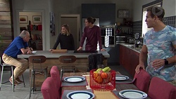 Hamish Roche, Piper Willis, Tyler Brennan, Aaron Brennan in Neighbours Episode 7692