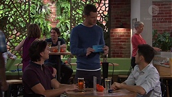 Leo Tanaka, Mark Brennan, David Tanaka in Neighbours Episode 7694