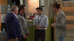 Hamish Roche, Aaron Brennan, David Tanaka, Tyler Brennan in Neighbours Episode 