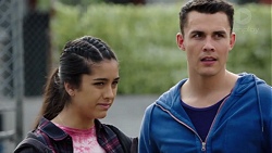 Yashvi Rebecchi, Jack Callahan in Neighbours Episode 