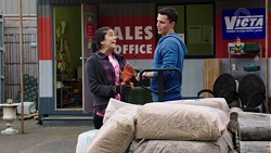 Yashvi Rebecchi, Jack Callahan in Neighbours Episode 7699