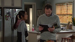 Mishti Sharma, Shane Rebecchi in Neighbours Episode 