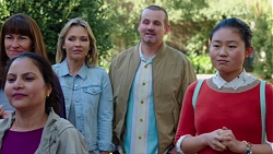 Steph Scully, Toadie Rebecchi, Li-Kim Chen in Neighbours Episode 