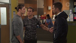 Tyler Brennan, Aaron Brennan, Mark Brennan in Neighbours Episode 7704