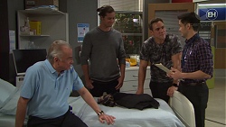 Hamish Roche, Tyler Brennan, Aaron Brennan, David Tanaka in Neighbours Episode 7705