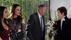 Mishti Sharma, Elly Conway, Karl Kennedy, Susan Kennedy in Neighbours Episode 7707