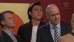 Paul Robinson, Leo Tanaka, Tim Collins in Neighbours Episode 