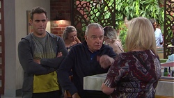 Aaron Brennan, Hamish Roche, Sheila Canning in Neighbours Episode 7709