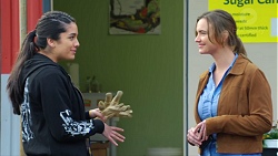 Yashvi Rebecchi, Amy Williams in Neighbours Episode 7709