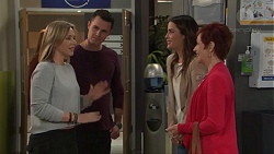 Steph Scully, Jack Callahan, Elly Conway, Susan Kennedy in Neighbours Episode 