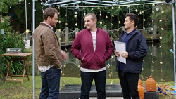 Shane Rebecchi, Toadie Rebecchi, David Tanaka in Neighbours Episode 7714